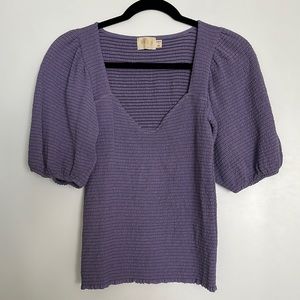 NATION LTD Bianca Puff Sleeve Top